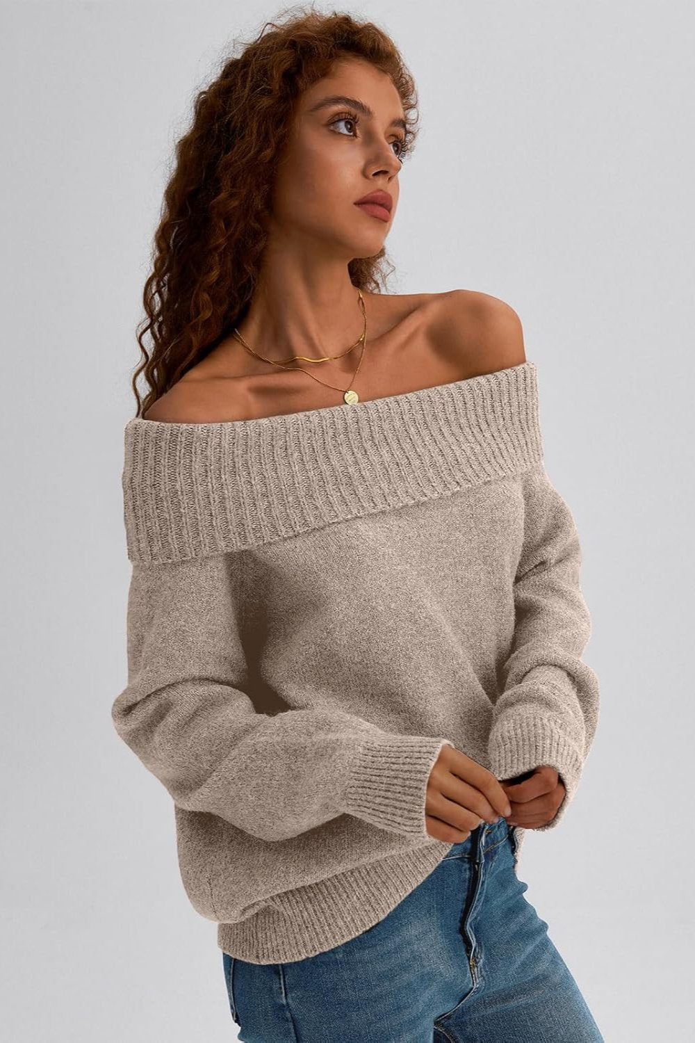 Khloe Off Shoulder Sweater