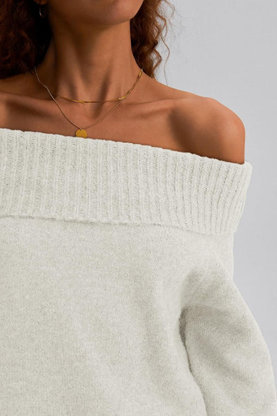 Khloe Off Shoulder Sweater