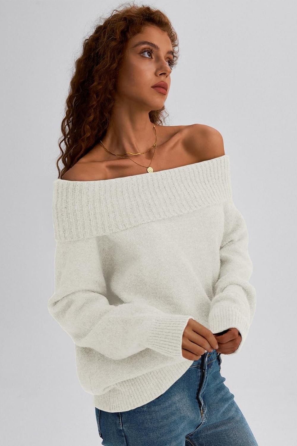 Khloe Off Shoulder Sweater