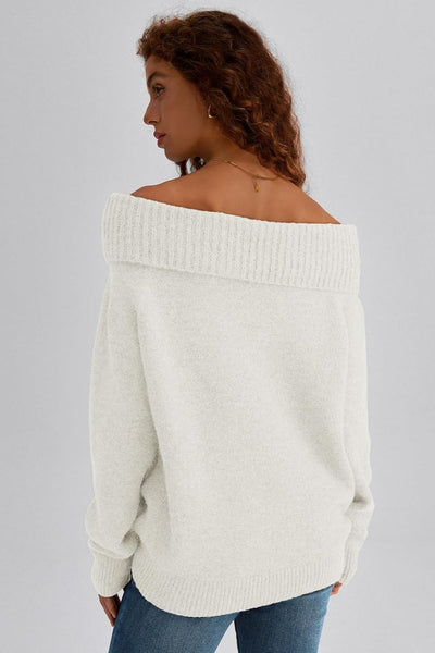 Khloe Off Shoulder Sweater