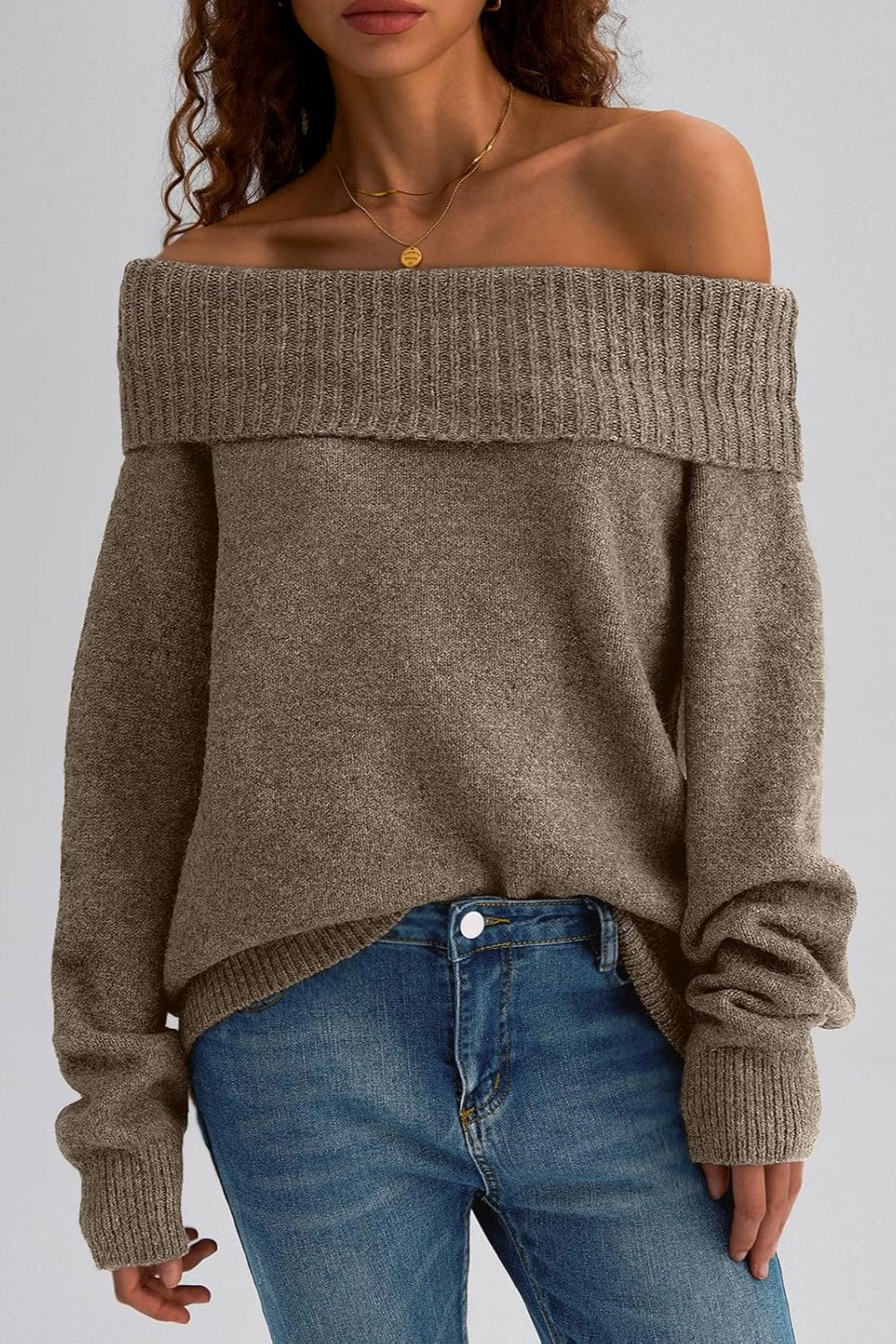 Khloe Off Shoulder Sweater