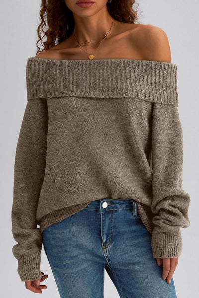 Khloe Off Shoulder Sweater