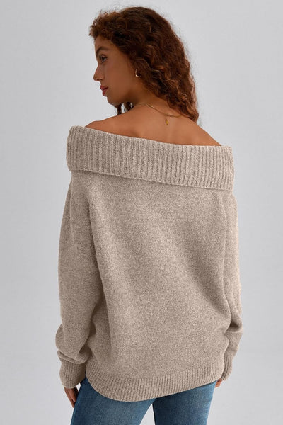 Khloe Off Shoulder Sweater