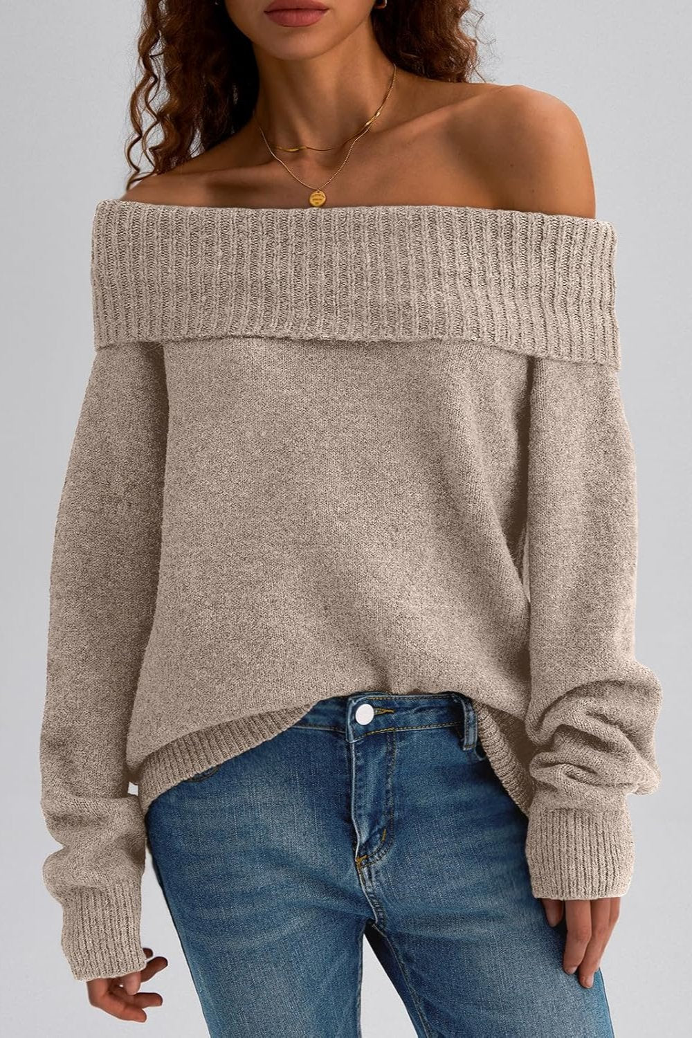 Khloe Off Shoulder Sweater