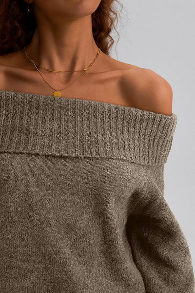 Khloe Off Shoulder Sweater